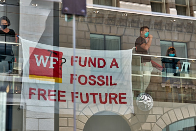 Climate Activists Occupy Wells Fargo Global Headquarters:April 25, 2022