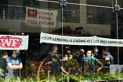 Climate Activists Occupy Wells Fargo Global Headquarters:April 25, 2022