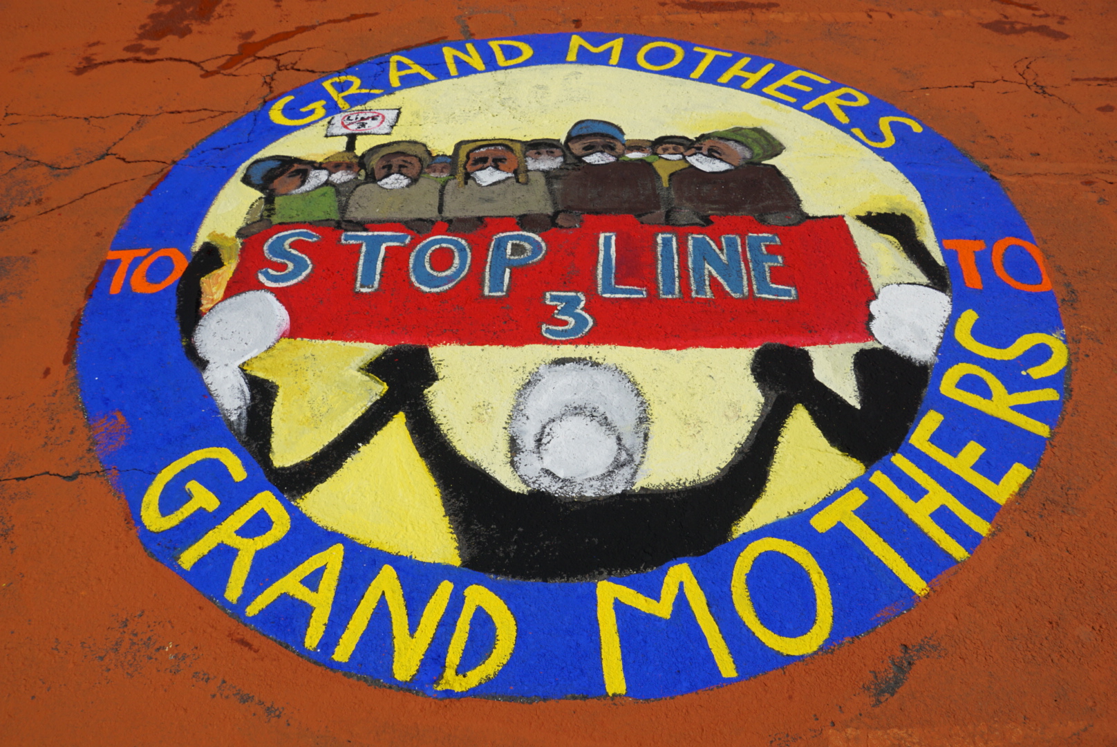 Wells Fargo: Defund Line 3 Mural Action:April 9th, 2021