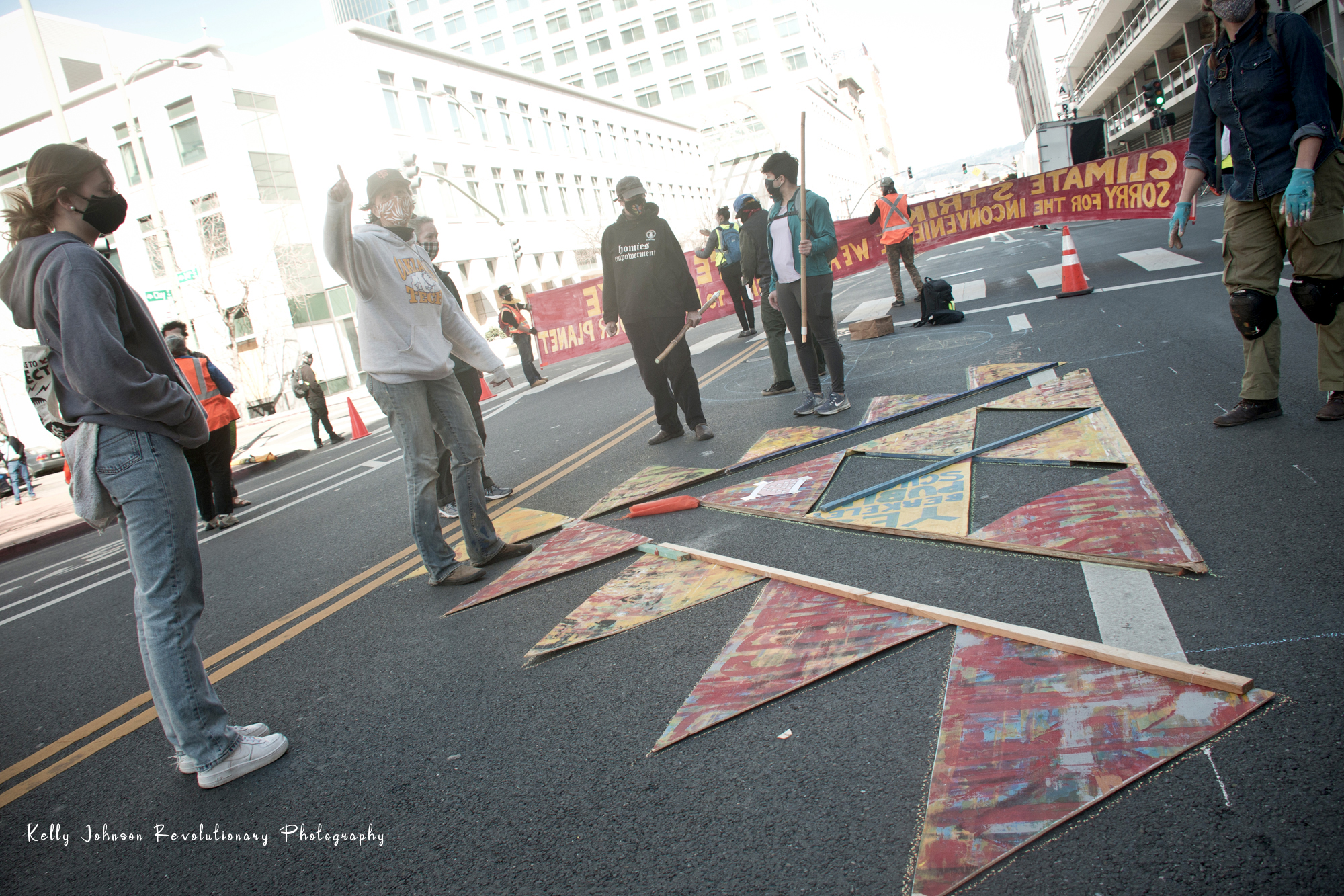 Stop Line 3 Street Mural:February 27th, 2021