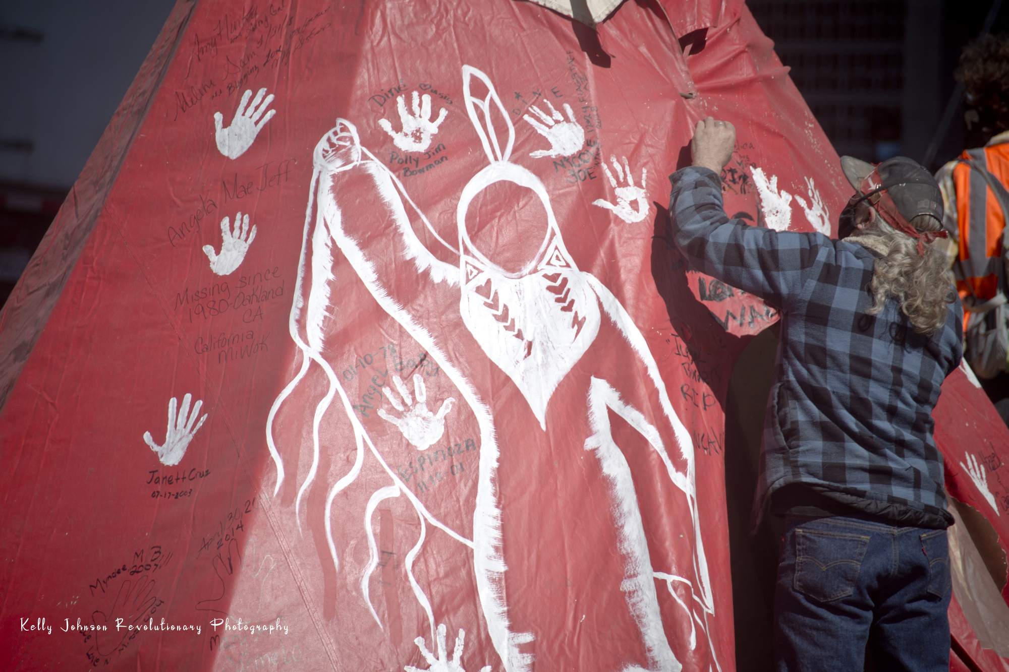 Stop Line 3 Street Mural:February 27th, 2021