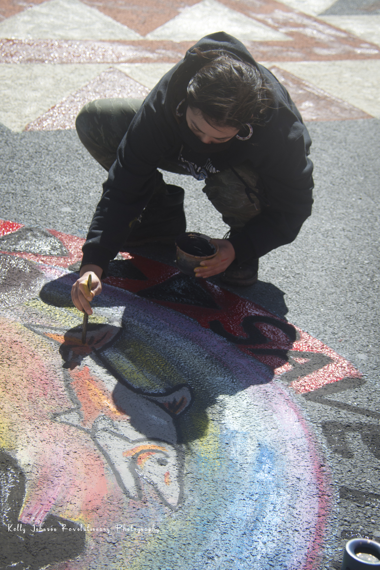 Stop Line 3 Street Mural:February 27th, 2021