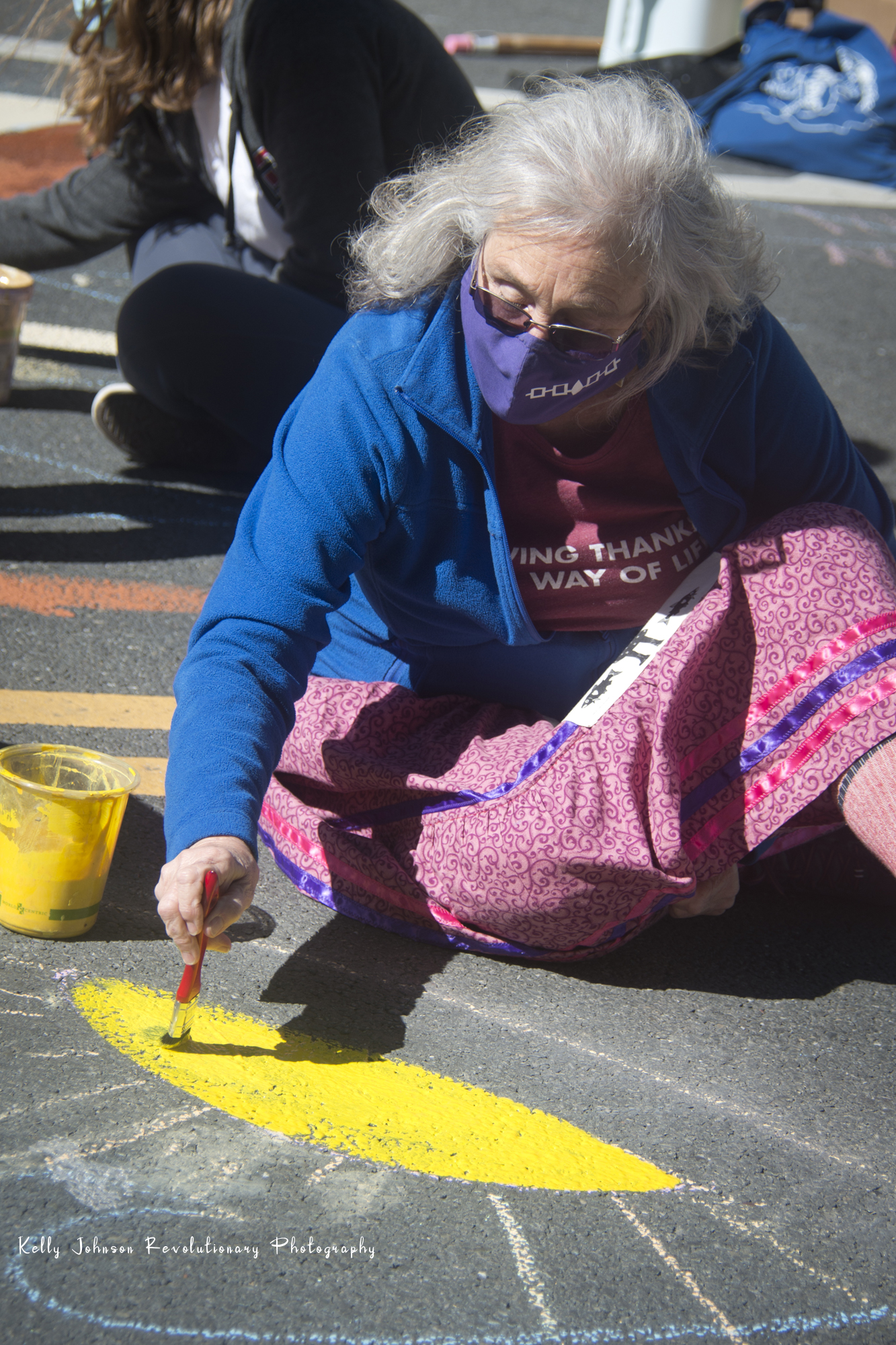 Stop Line 3 Street Mural:February 27th, 2021