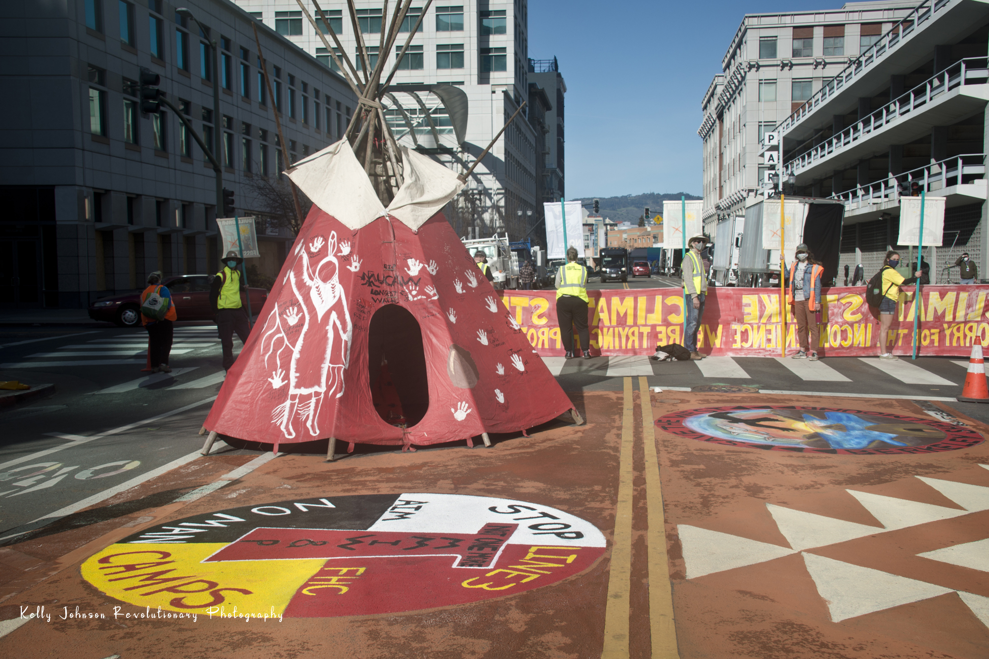 Stop Line 3 Street Mural:February 27th, 2021