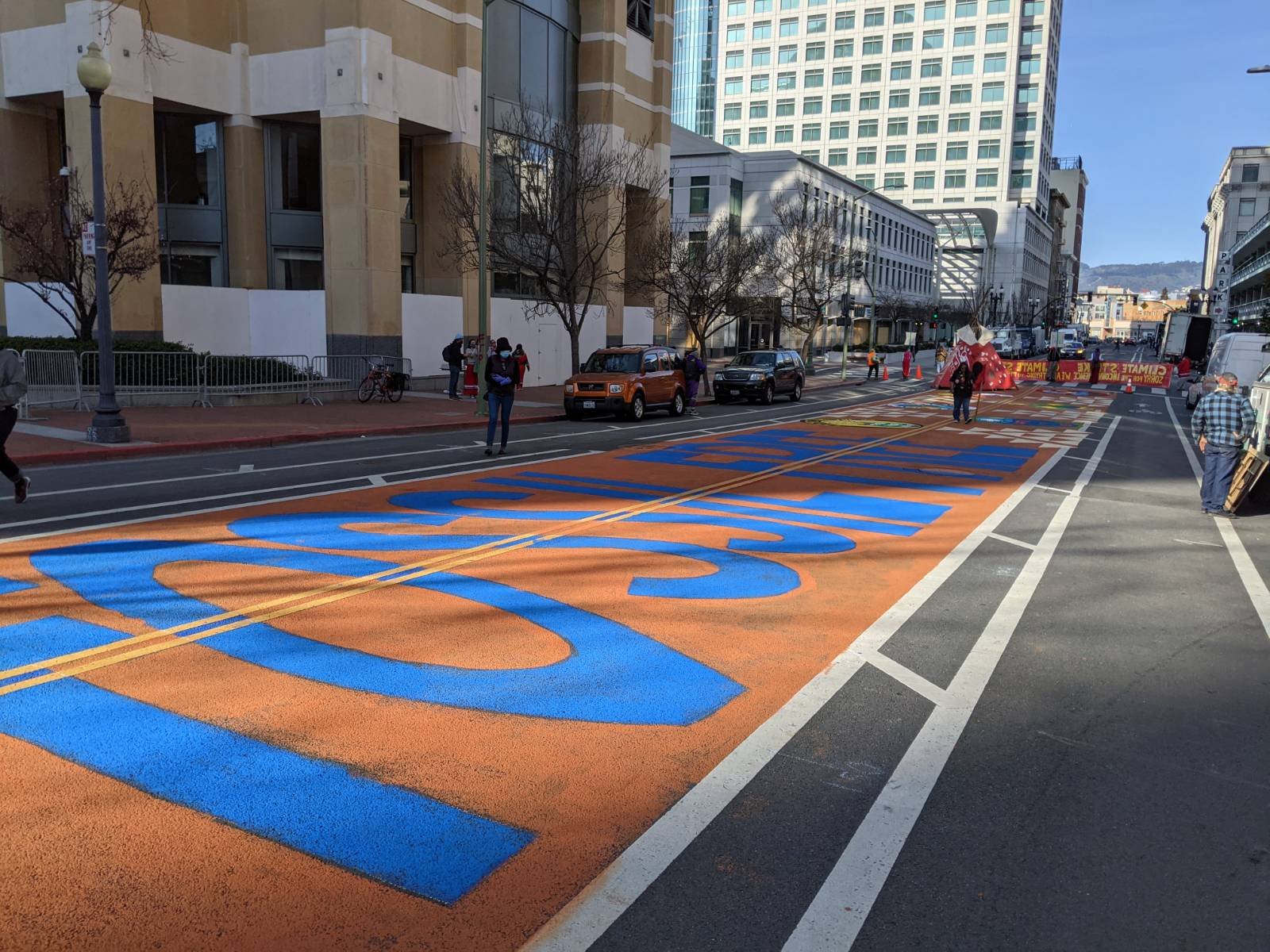 Stop Line 3 Street Mural:February 27th, 2021