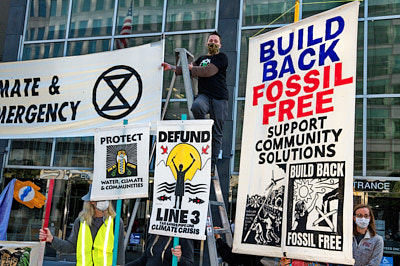 People Vs. Fossil Fuels Solidarity Action:October 15, 2021