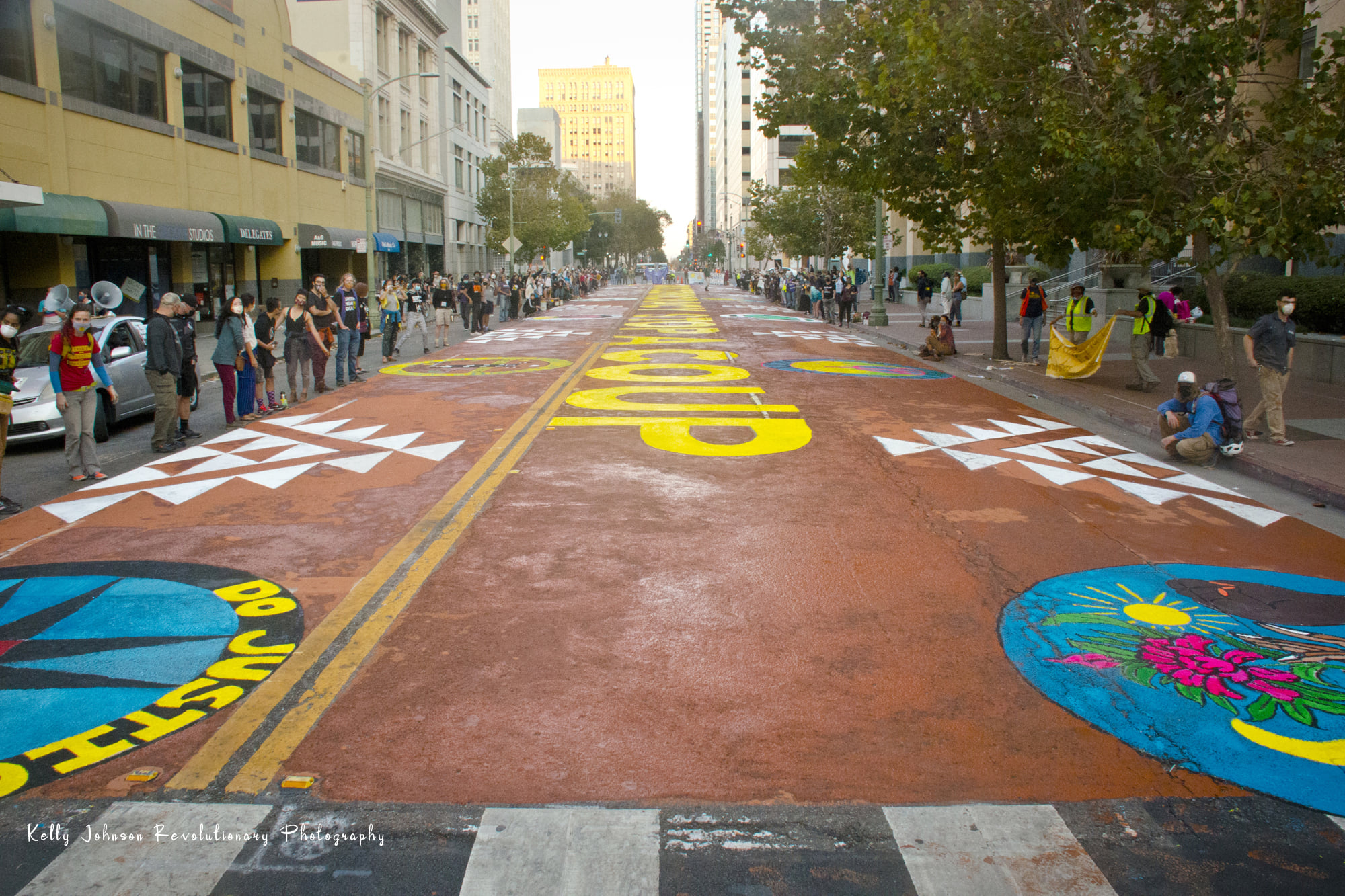 Democracy Street Mural:October 29th, 2020