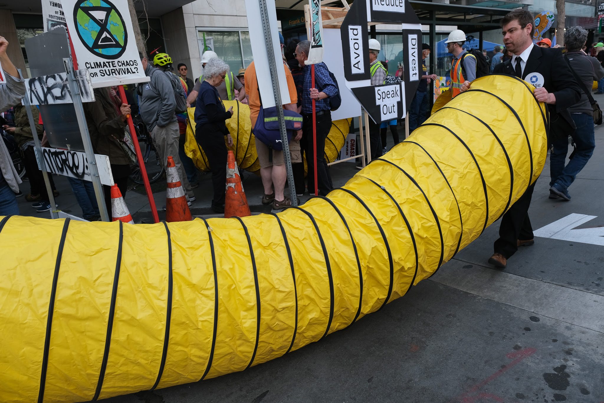 Stop The Money Pipeline @ Chase Action